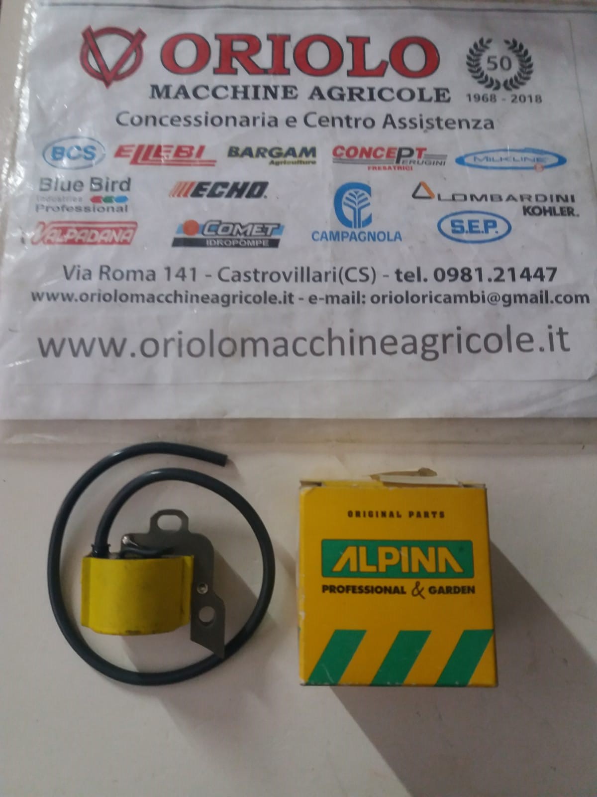 BOBINA ELETTRONICA PER ALPINA 700/800